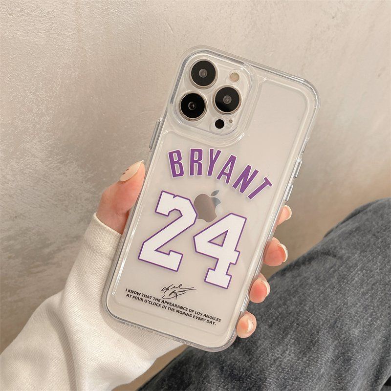 SANRIO Ốp Điện Thoại Cứng Trong Suốt Chống Sốc In Logo jersey bryat Cho iPhone 14 11 13 12 X XS Pro Max xr Mini xr