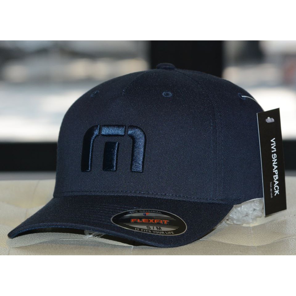 Nón bít đuôi Travis Mathew Van Dyke Fitted Cap Navy mũ golf thể thao Travis Mathew ( Hình thật )