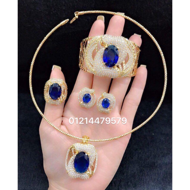 Bộ trang sức xi mạ vàng 18k cao cấp X65 Phát Lộc