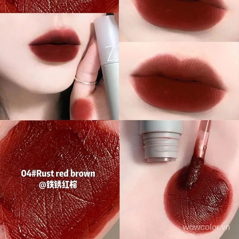 Son môi Zuk dưỡng ẩm chống thấm nước lâu trôi 8 màu tùy chọn