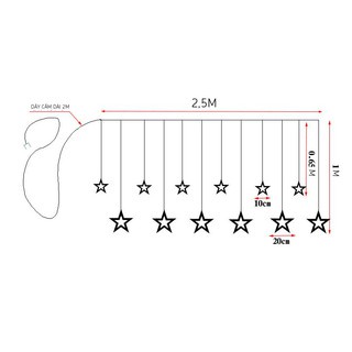 ĐÈN NHÁY MÀNH, ĐÈN NHÁY RÈM HÌNH NGÔI SAO giá rẻ