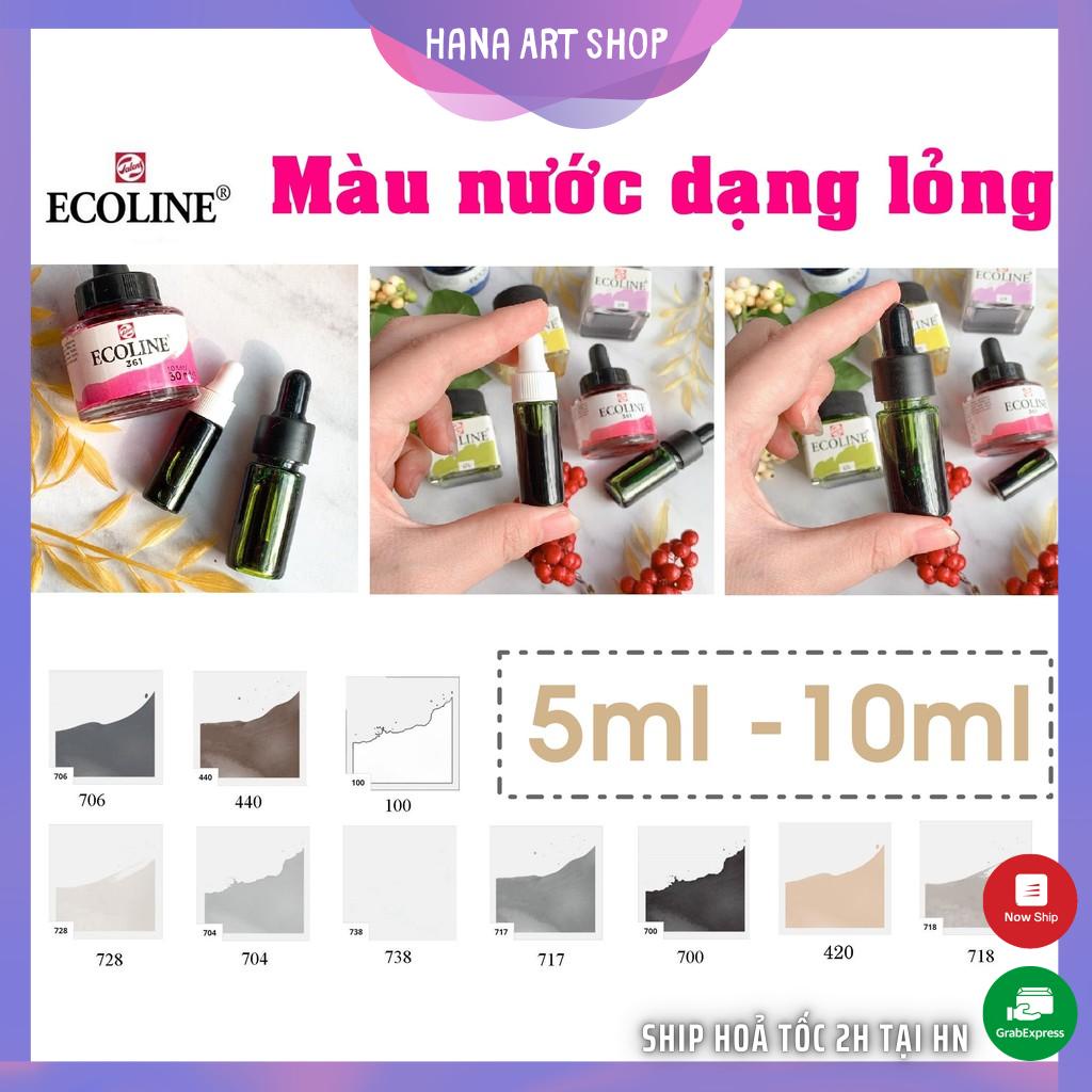 (P4) Màu nước Ecoline - Lọ nhỏ 5ml -10ml