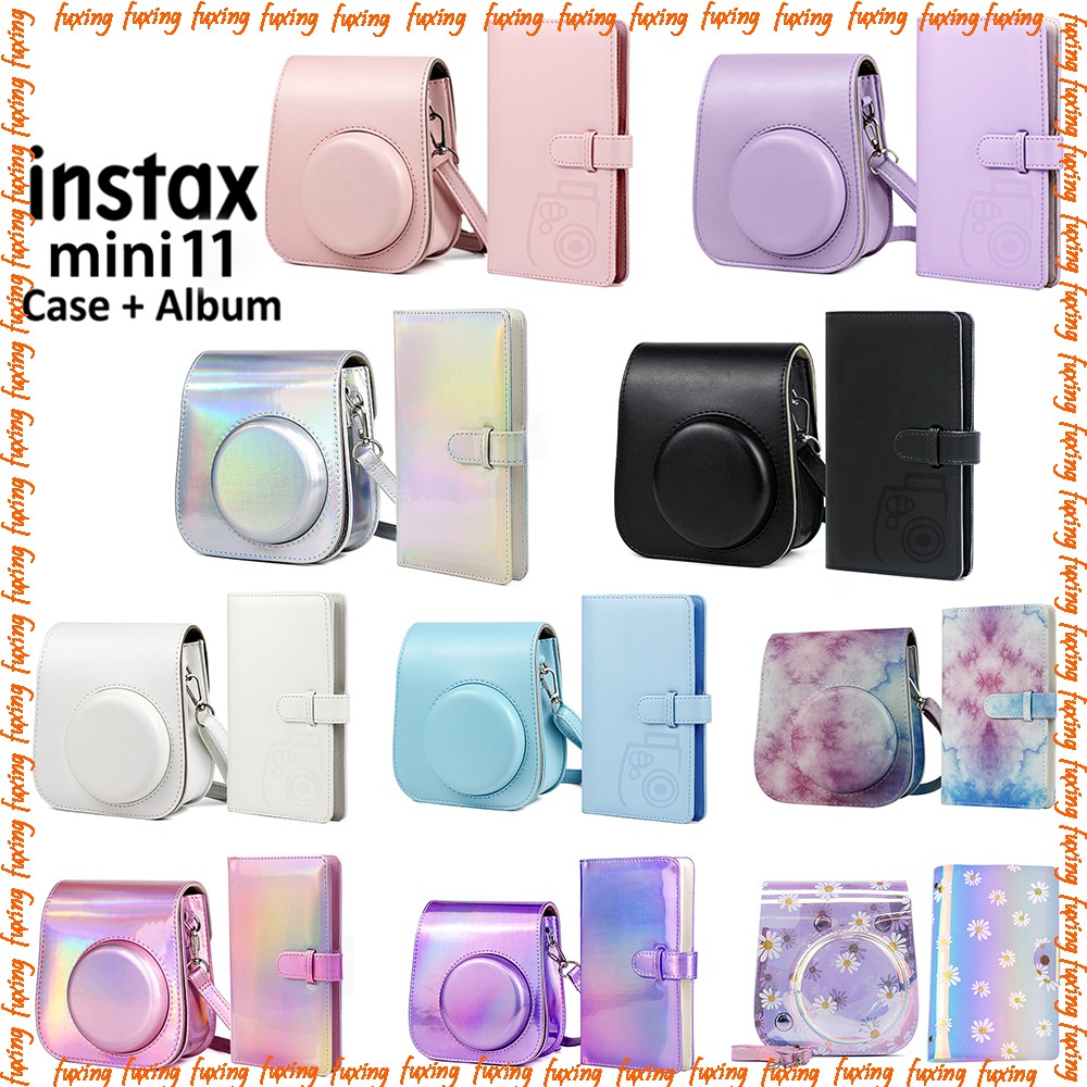 Case Bag + Album Camera Holder 96 Compartments For Fujifilm Instax Mini 11