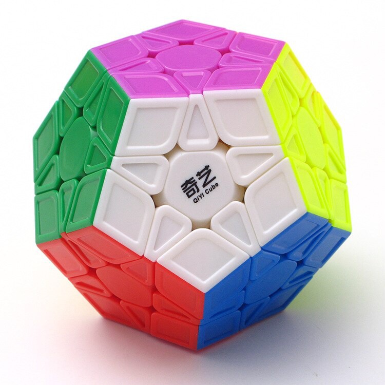 Đồ chơi Rubik Megaminx Qiyi Stickerless - Rubik 12 Mặt (Rubik Biến Thể) Quay Trơn Mượt Phát Triển IQ