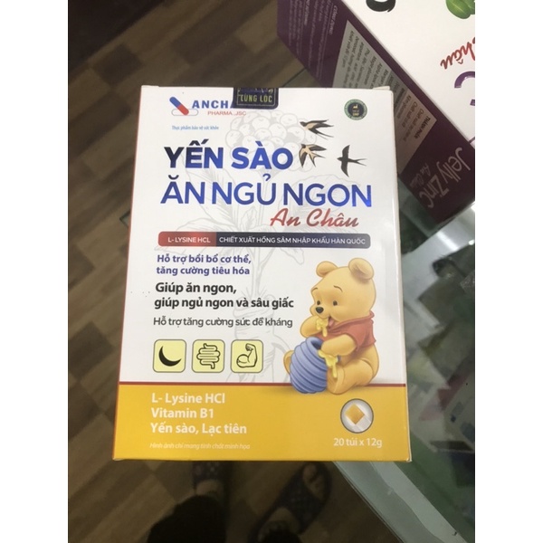 Yến sào thạch ăn ngon ngủ cho bé