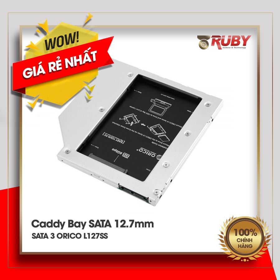 Khay Ổ Cứng Laptop (Caddy Bay) ORICO L127SS ( SATA III-12.7mm) | WebRaoVat - webraovat.net.vn