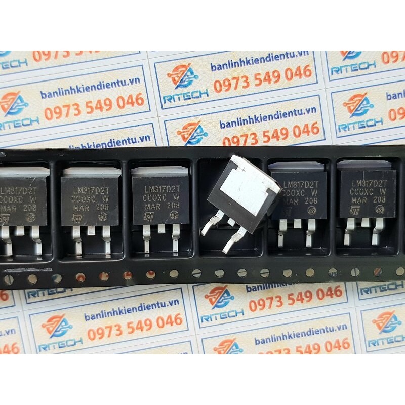Combo 10 chiếc LM317D2T LM317D2G LM317D LM317 TO-263 IC nguồn