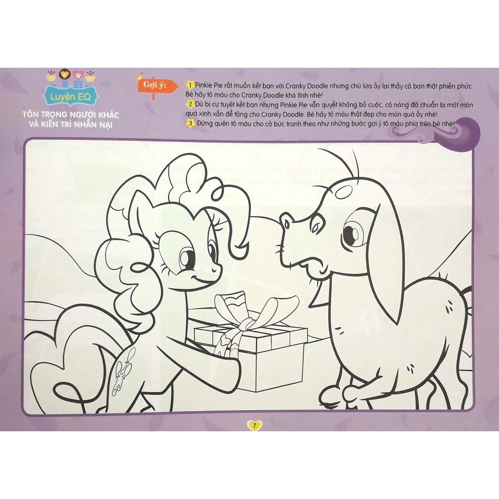 Sách My Little Pony - Tô Màu Sáng Tạo 4Q: Tình Bạn Trong Sáng