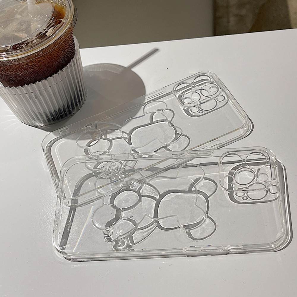 3D KAWS Bear Tide Brand Phone Case for IPhone 11 Case 7Plus 8Plus XR 13 12 Pro Max Ultra Slim Fit Shockproof Soft TPU Shell | BigBuy360 - bigbuy360.vn