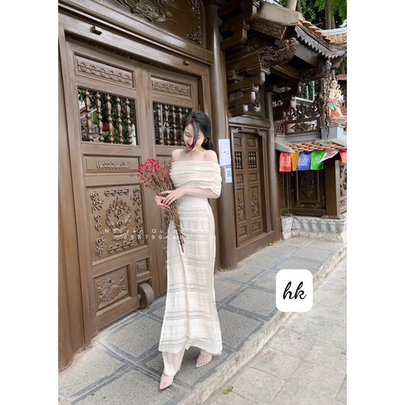 SET ÁO DÀI REN TRỄ VAI HOT HIT | BigBuy360 - bigbuy360.vn