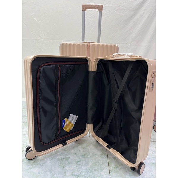 BỘ 2 size 20-24 vali nhựa dẻo, bóng, khoá tốt