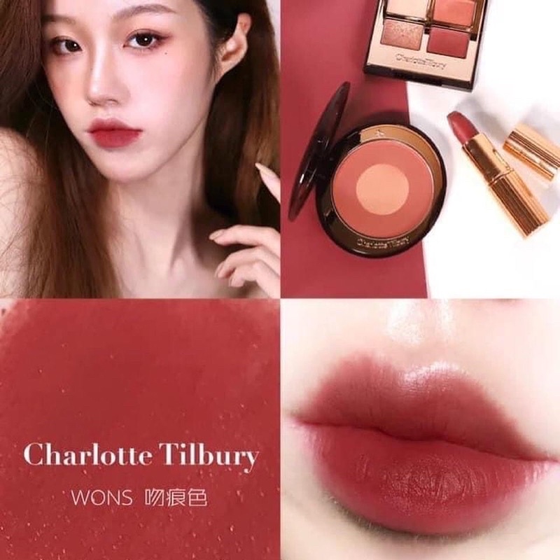 [Mã SKAMLTSM9 giảm 10% đơn 99K] Son thỏi Charlotte Tilbury màu Walk Of No Shame unbox ( không vỏ giấy)