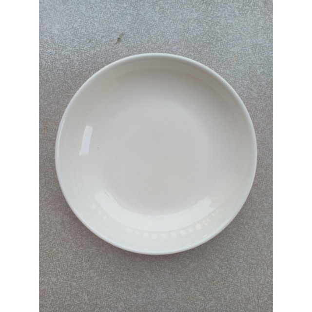 Set 5 Đĩa Sứ Sâu Lòng Trắng Đủ Size