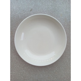Set 5 Đĩa Sứ Sâu Lòng Trắng Đủ Size