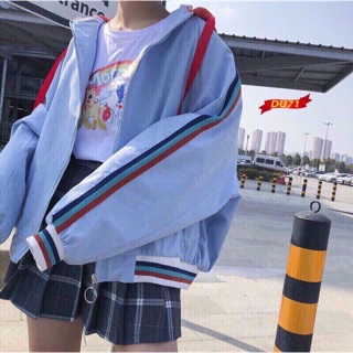 ÁO KHOÁC KAKI NỮ PHỐI KIỂU