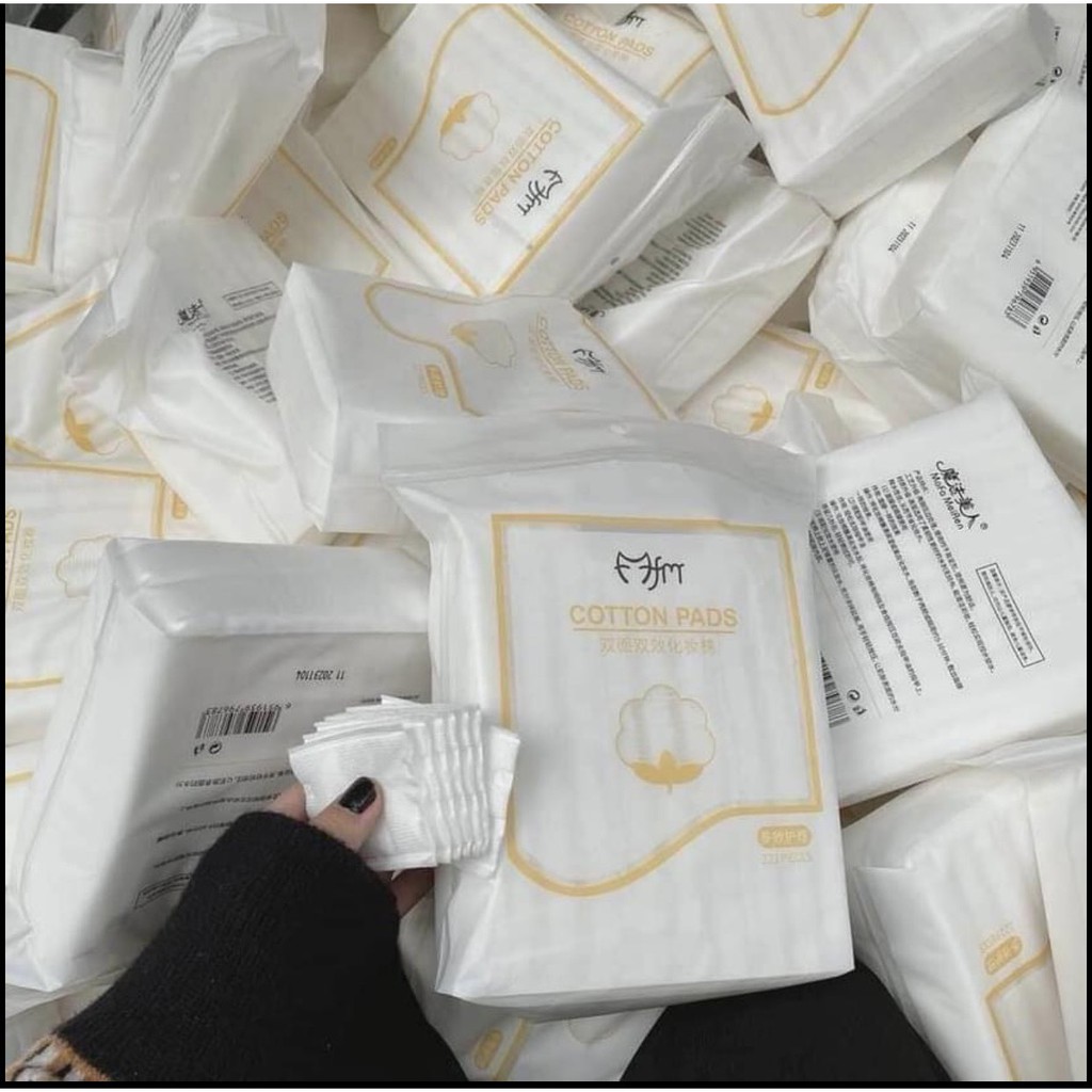 Bông tẩy trang 3 lớp Cotton Pads túi 222 miếng CPM1 | BigBuy360 - bigbuy360.vn