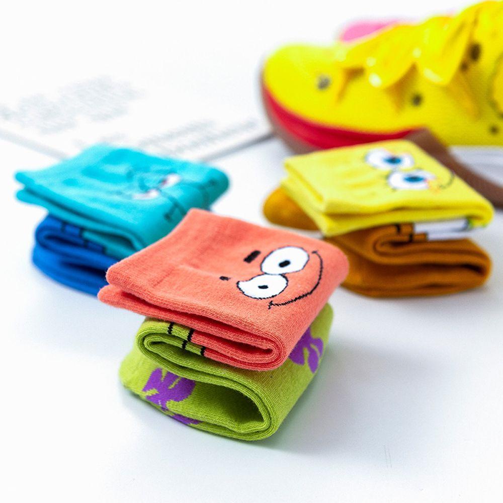 Vớ Nữ In Họa Tiết Hoạt Hình Spongebob Dễ Thương Thoải Mái