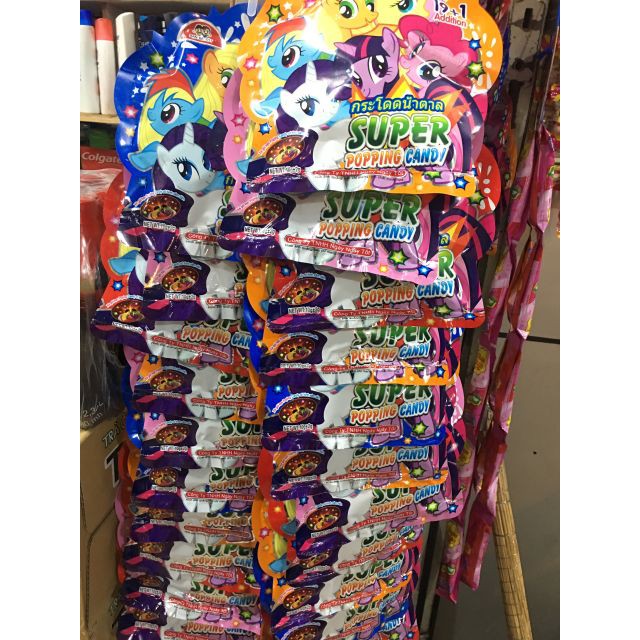 Kẹo Nổ Super Popping Candy Thái Lan [1 dây 12 gói]