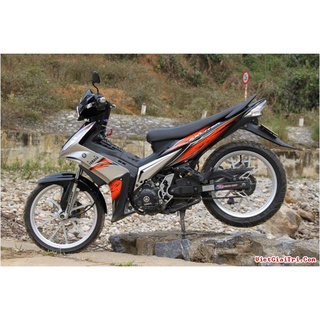 Tem rời exciter đời đầu 2006-2010 xám đen phối cam