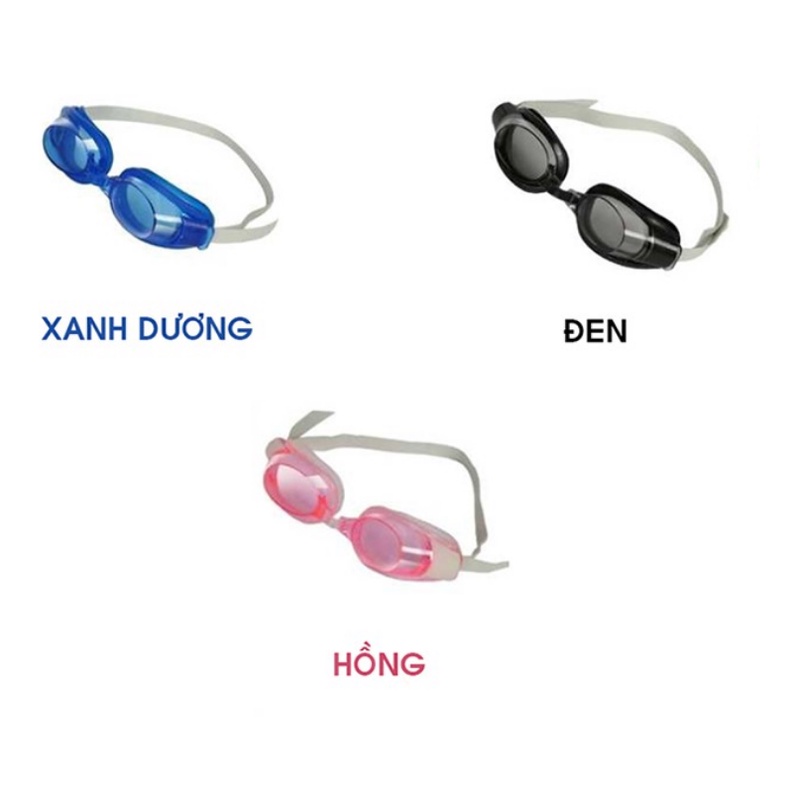 Kính bơi cho bé HNFamily - Kính bơi trẻ em kèm bịt mũi bịt tai, mắt kính trong suốt, chất liệu an toàn với da, Giá rẻ