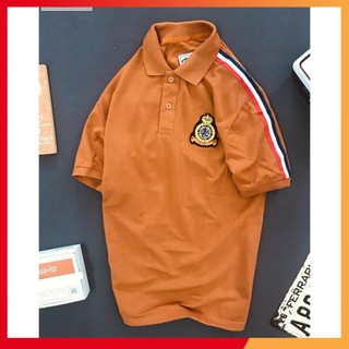 Áo Thun Nam 🎯FREESHIP – HÀNG CHẤT🎯 Cổ Bẻ Vai Phối Sọc Thêu Logo, Chất Liệu Thun Cá Sấu Cao Cấp - R85