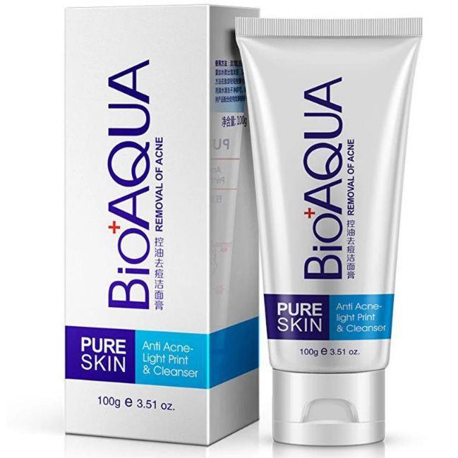 Sữa Rửa Mặt Bioaqua Pure Skin Anti Acne Cleanser 100g