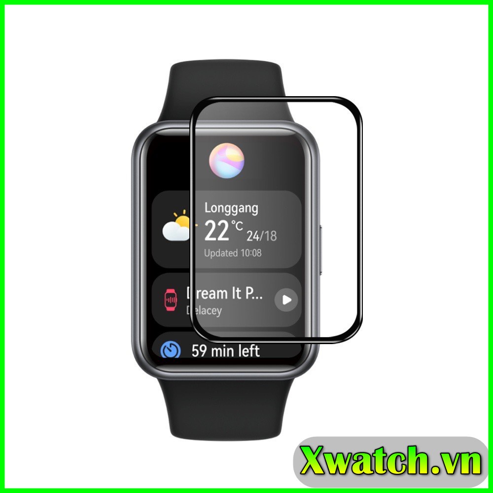 Miếng Dán Bảo Vệ Màn Hình Cong 3D Cho HUAWEI Watch Fit 2 Full màn