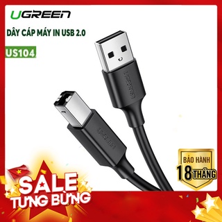 Cáp máy in usb 2.0 dài 1m-5m chính hãng ugreen us104