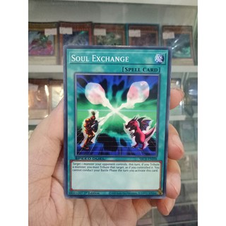 Thẻ Bài Lẻ YugiOh! Mã SBCB-EN098 - Soul Exchange - Common - 1st Edition