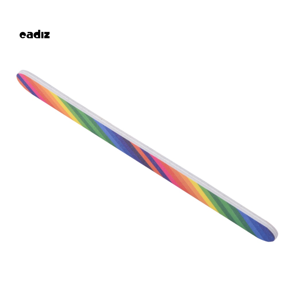 Dụng Cụ Dũa Móng Tay Mini Màu Cầu Vồng Dễ Thương