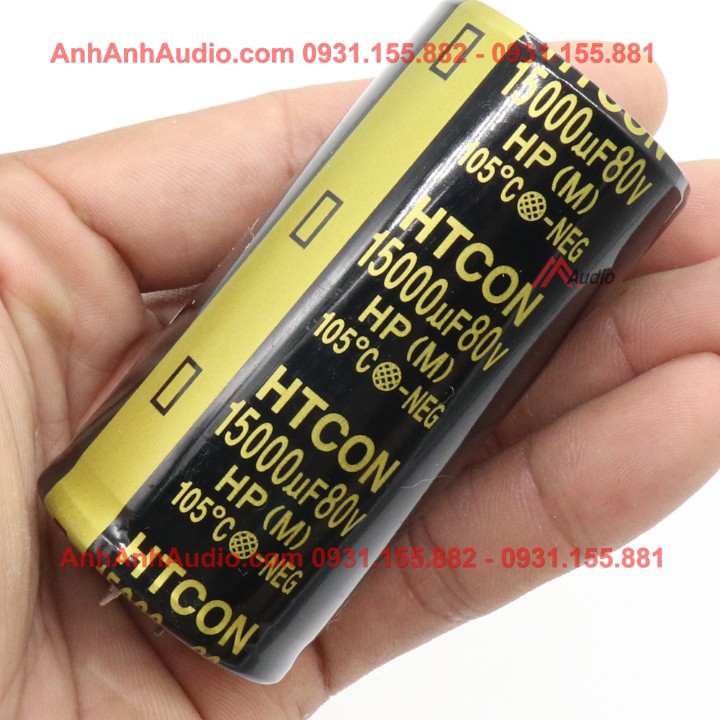 Tụ 15000 80V và 100V HTCON hoặc PTCON, 35x70mm