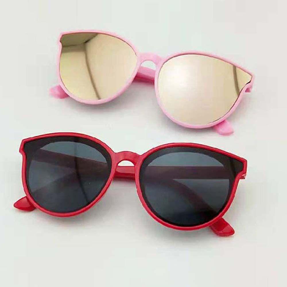 Kính Râm Tráng Gương Màu Xám Đen Sang Trọng Dành Cho Bé Gái