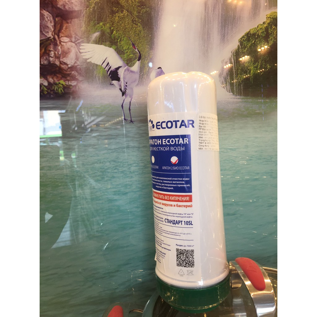 Bộ 3 Lõi máy lọc nước  Geyser Ecotar 4 - Hàng chính hãng nhập khẩu LB Nga - Mang lại nguồn nước sạch uống trực tiếp