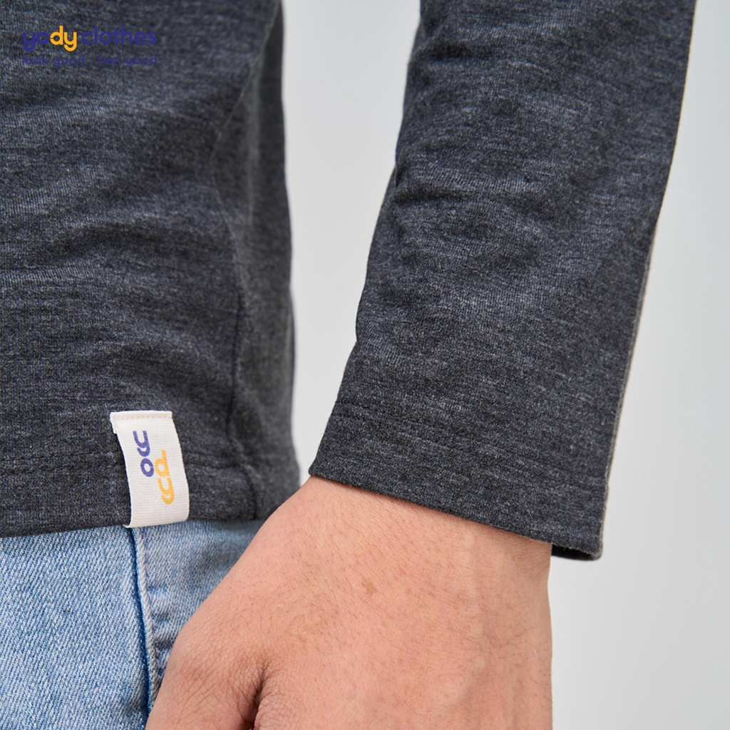 [Mã WABRYD221 giảm 10% đơn 250K] Áo giữ nhiệt nam YODY cổ tròn tay dài basic mềm mát ATM4075 | BigBuy360 - bigbuy360.vn