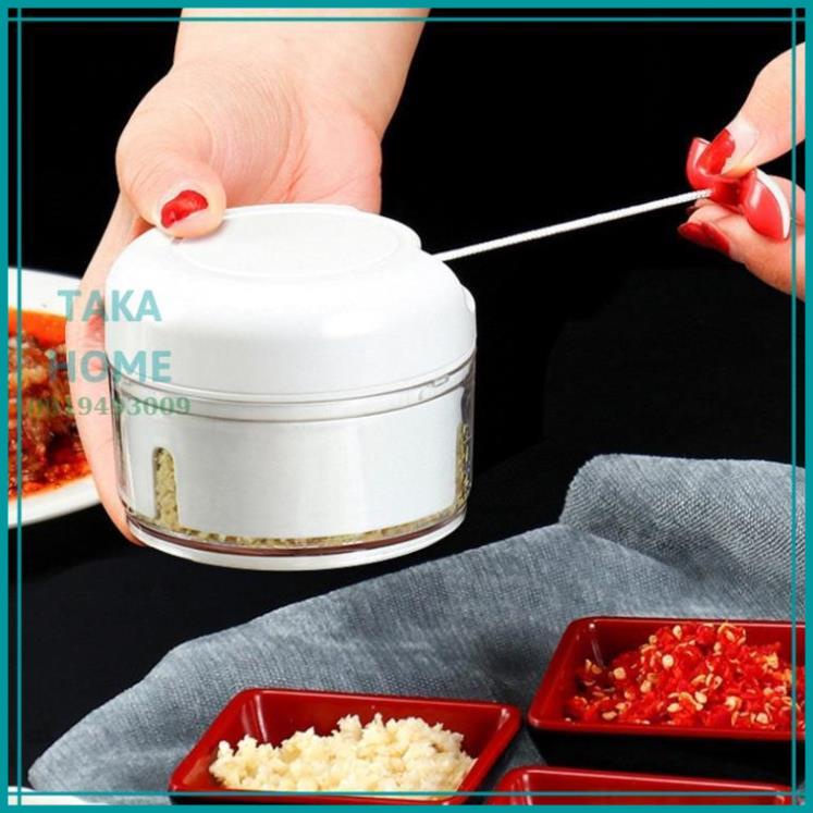 Máy Xay Tỏi Cầm Tay Đa Năng Bằng Dây Kéo LỖI 1 ĐỔI 1