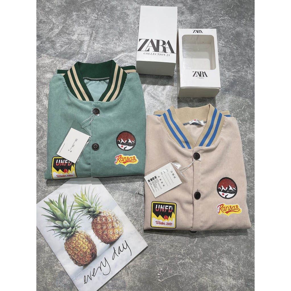 Áo Khoác Bomber - Áo Khoác Unisex  Nam Nữ  Nhung Phối Tay Cúc Bấm Form Rộng Hàng Shop | BigBuy360 - bigbuy360.vn