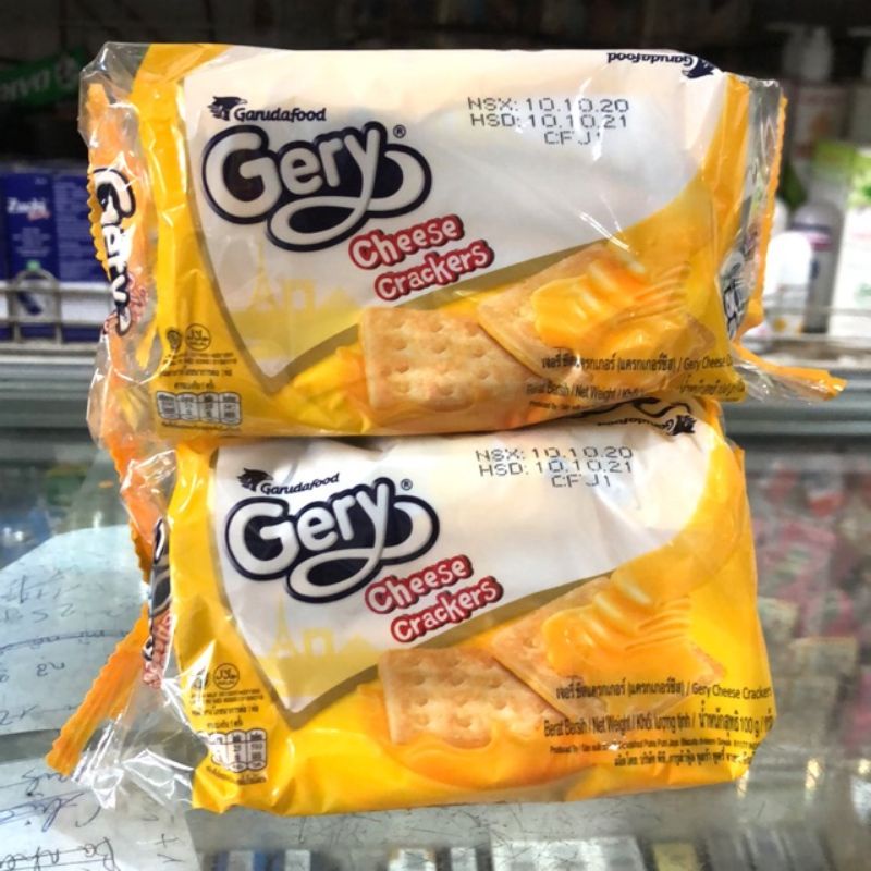 Bánh Quy Phô Mai Gery Cheese Cracker Gói 100g