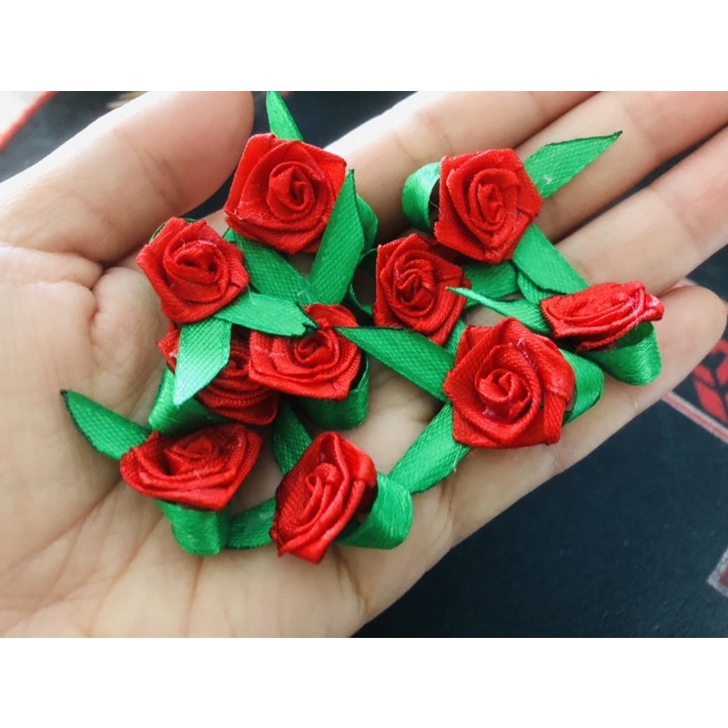 [10 bông] Hoa Nhí Lụa 2cm - Hoa Trang Trí - Phụ kiện thủ công Handmade