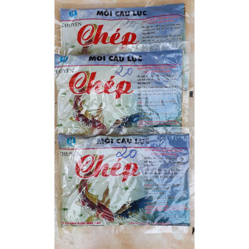 Mồi câu lục chuyên chép(3 gói),vị đặc biệt