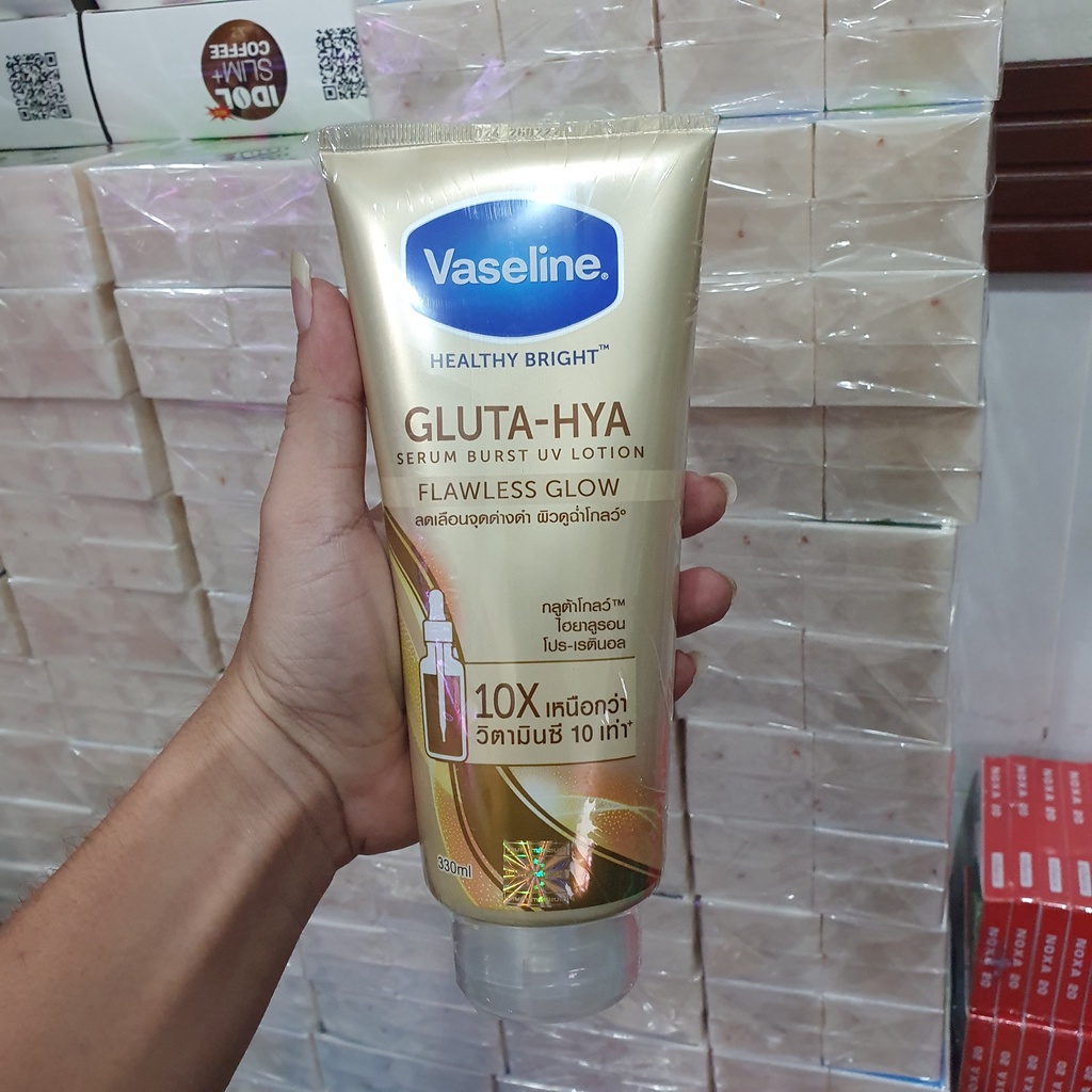 Sữa Dưỡng Thể Vaseline Healthy Bright Gluta HYA Serum 10X