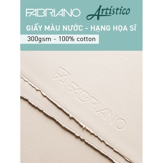 (Size 56x76cm) Giấy vẽ màu nước Fabriano Artistco - 300gsm Rough/CP/HP