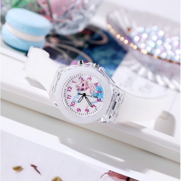 Đồng Hồ Trẻ Em SIPU DH30 Hình Hello Kitty Elsa Đèn Led Siêu Đẹp Cho Bé Gái _ Shop Chuyên Sỉ