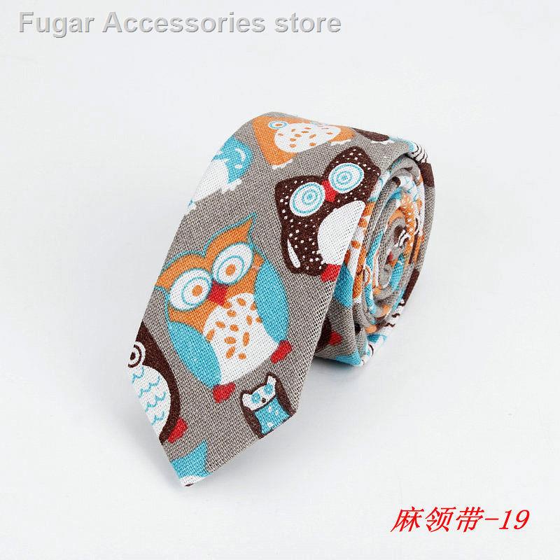 Cà vạt họa tiết hoạt hình phong cách Hàn Quốc thời trang mùa đông cho nam nữ