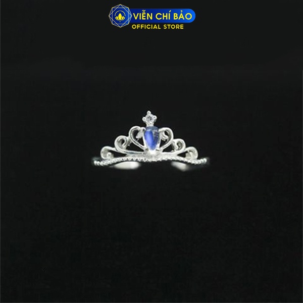 Nhẫn bạc nữ Heavently đá mặt trăng chất liệu bạc S925 thời trang phụ kiện trang sức nữ Viễn Chí Bảo N400718