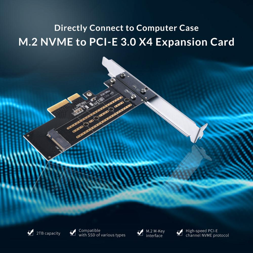 Orico Card Chuyển Đổi Pci-E Pci Express 3.0 Gen3 X4 To M.2 M Key Ssd M2 Cho Pci Express 3.0 X4 2230 2242 2260 2280