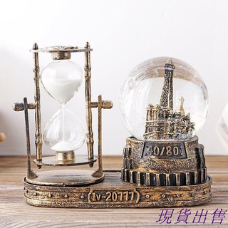 Đồng Hồ Cát Dạng Xoay Hình Tháp Eiffel Độc Đáo