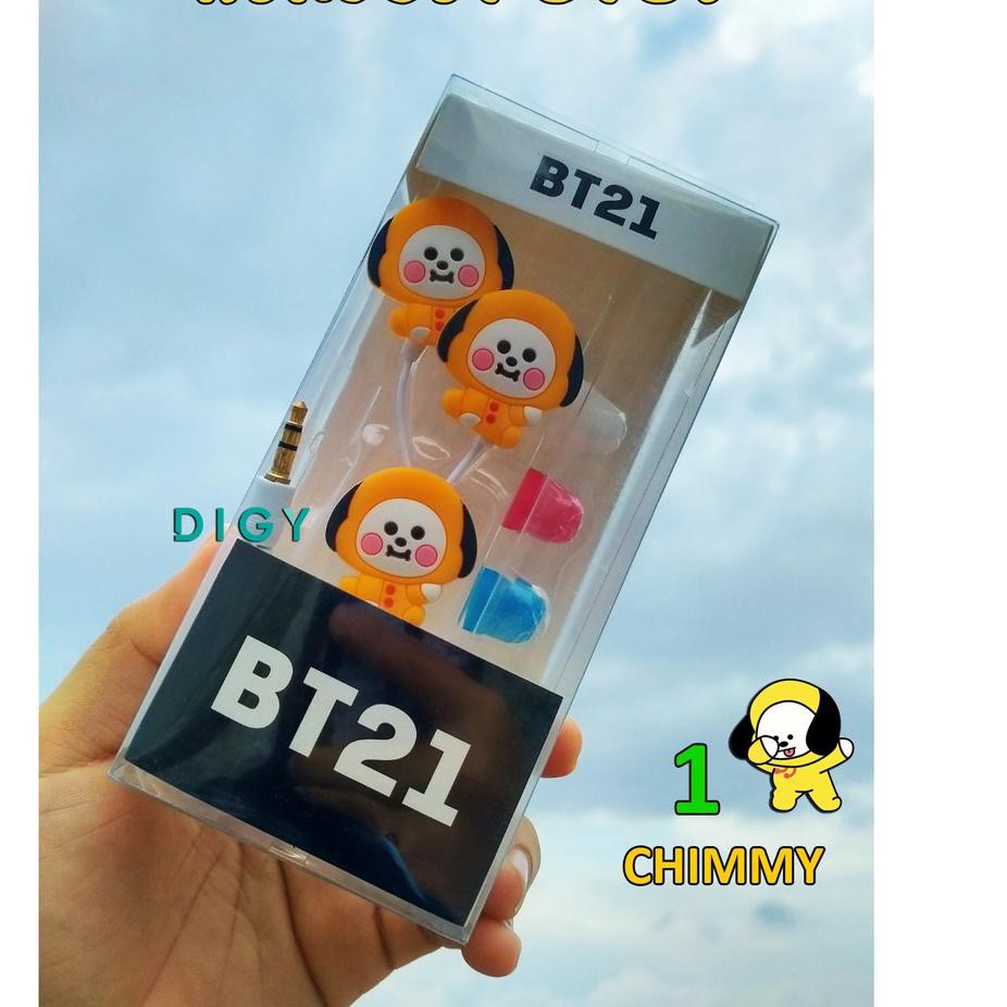 Tai Nghe Nhét Tai 4.4 ~ Họa Tiết Hoạt Hình Bts Bt21