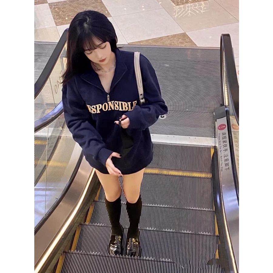 Áo Polo Khoá Cổ Chất Bo Tăm, Áo SWEATER, HODDIES NỈ Freesize SIÊU HOT TỔNG KHO TH | BigBuy360 - bigbuy360.vn