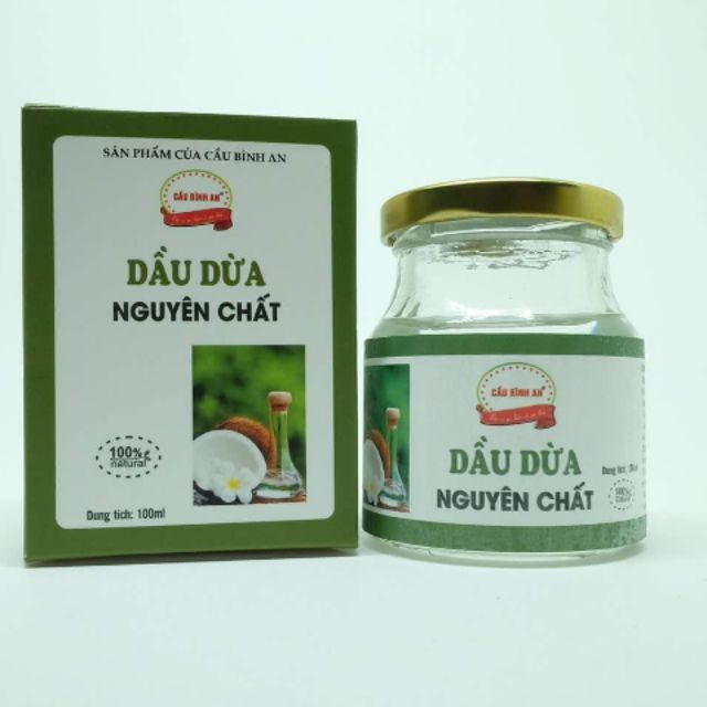 Dầu dừa nguyên chất Cầu Bình An 100ml