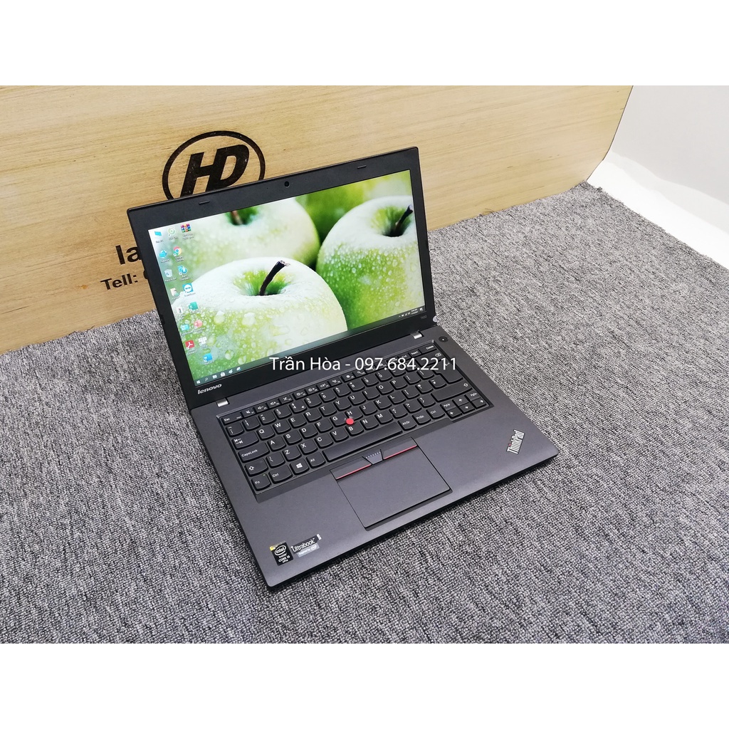 Laptop dùng văn phòng, học tập, giải trí - Thinkpad T450 - Core i5, ram 4GB, ổ SSD 120GB, Màn 14inch | WebRaoVat - webraovat.net.vn
